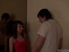 4. brutal porn featuring a forced blowjob from a young girl to her stepfather.